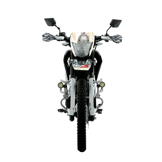 Sticker Full Kit “BTR Angelic Ride” para Italika DM250 / DM200 / Xeverus / Cross Max – Calcas Premium Personalizadas – Kit de calcas premium para moto BTR