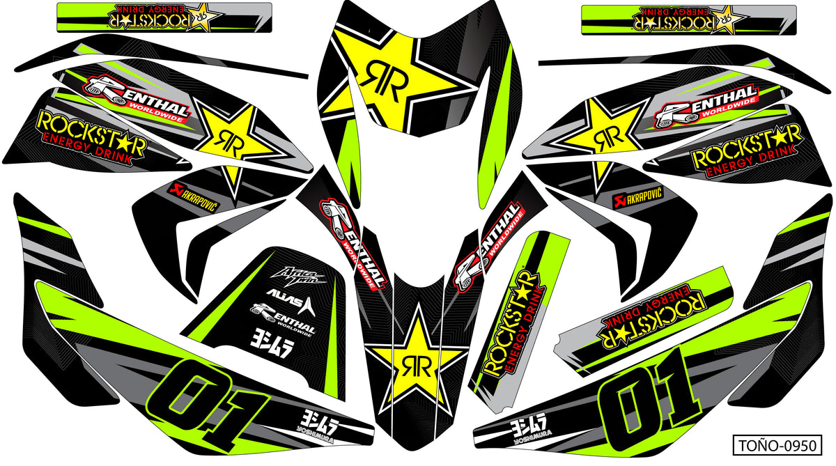 Kit de Gráficos BTR Rockstar 2