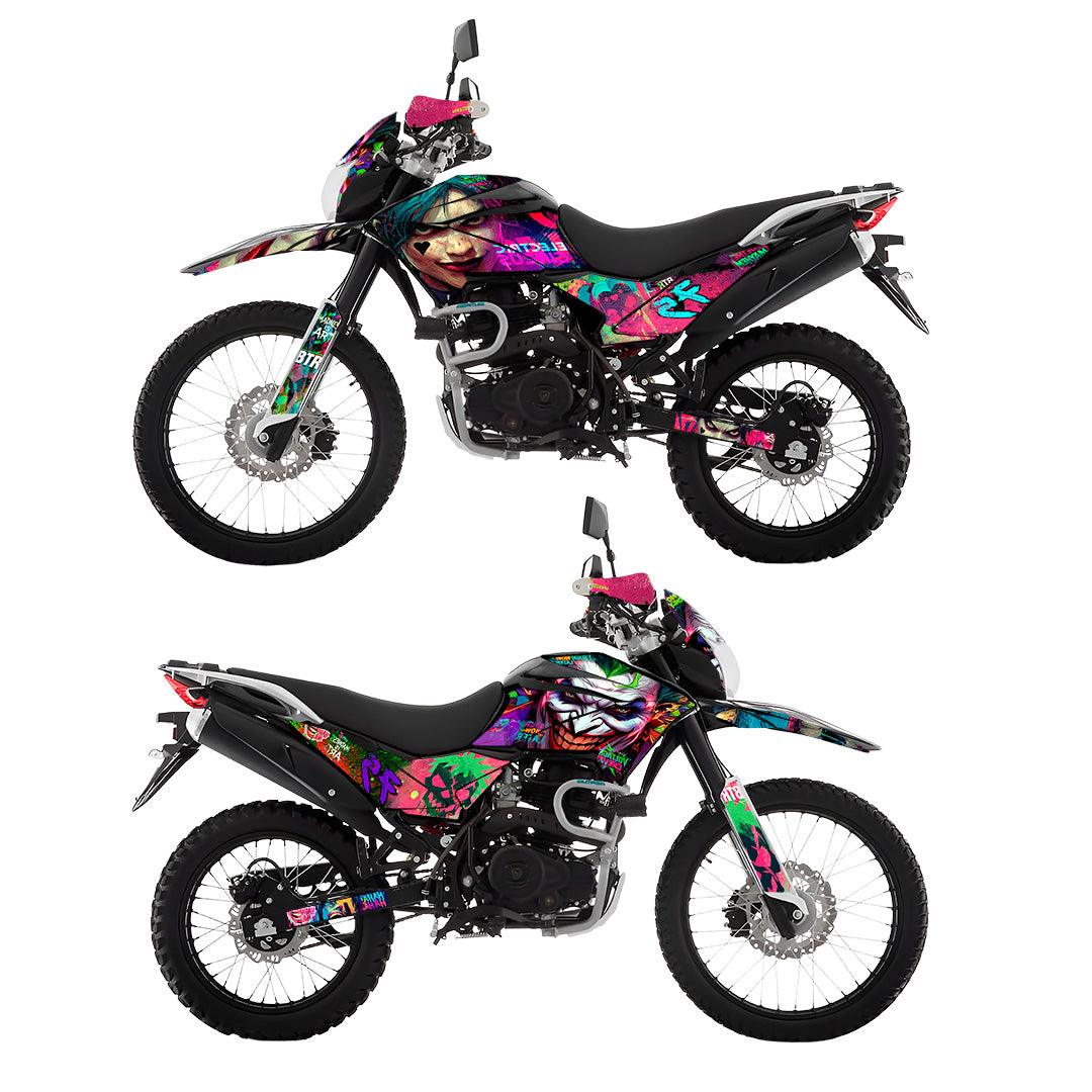 Sticker BTR Toxic Voltage Crew– Kit Full Sticker Premium