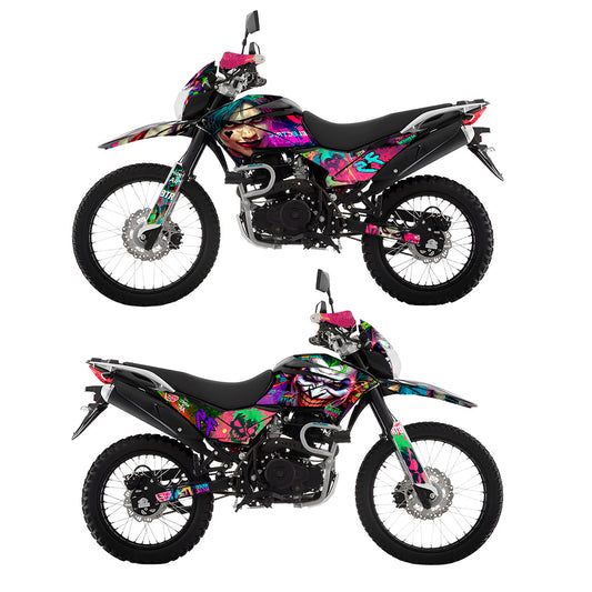 Sticker BTR Toxic Voltage Crew– Kit Full Sticker Premium