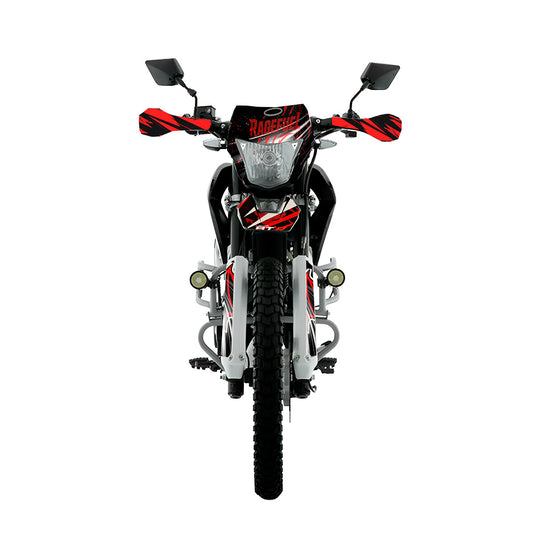 Sticker Full Kit “BTR Demon Angel” para Italika DM250 / DM200 / Xeverus / Cross Max – Calcas Premium Personalizadas – Kit de calcas premium para moto BTR
