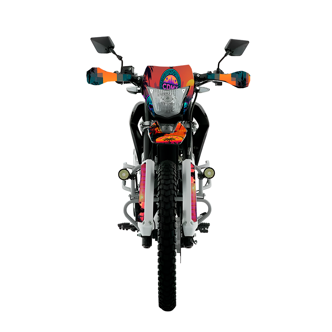 Sticker Full Kit “BTR Street Libre” para Italika DM250 / DM200 / Xeverus / Cross Max – Calcas Premium Personalizadas – Kit de calcas premium para moto BTR
