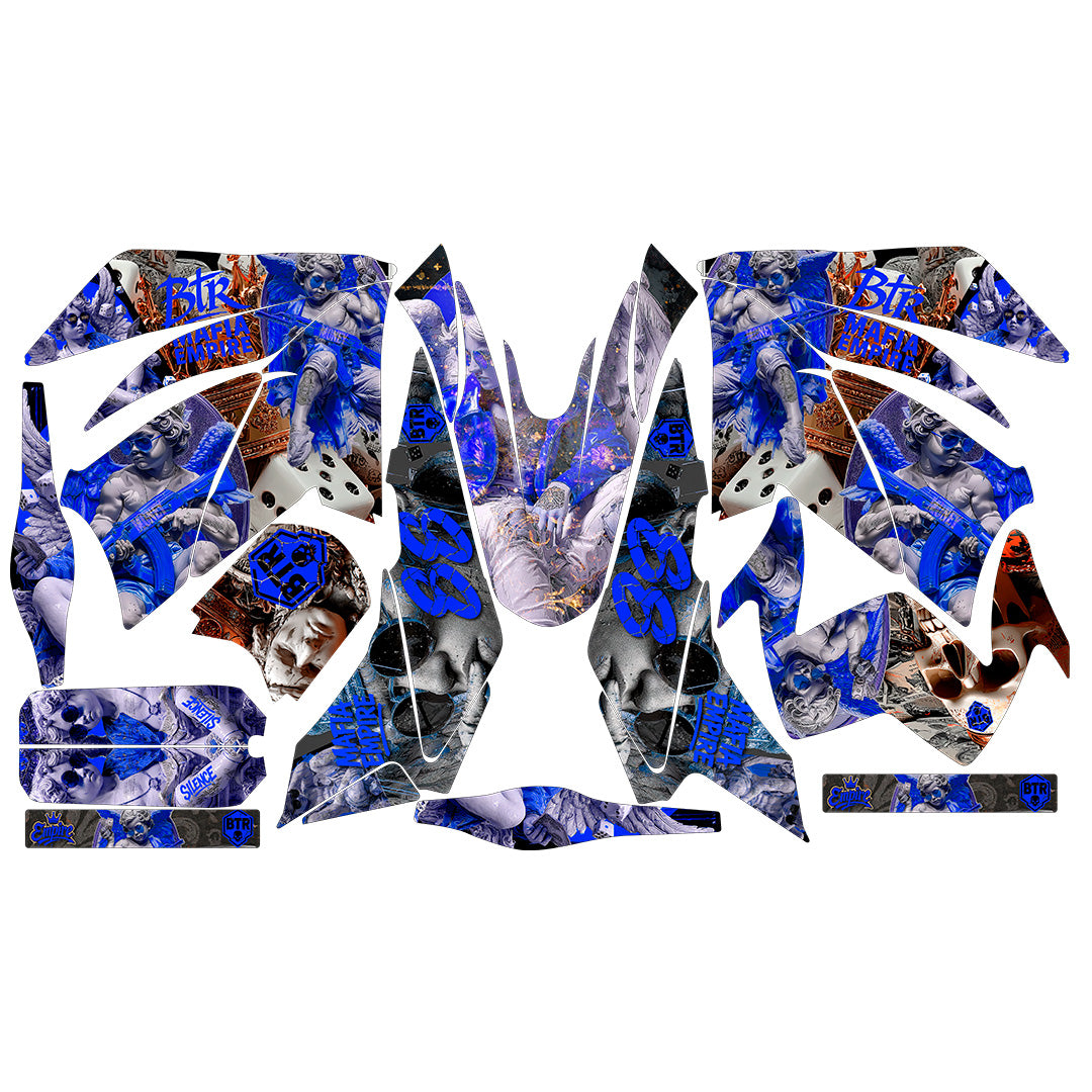 Sticker Blue Mafia Empire– Kit Full Sticker Premium