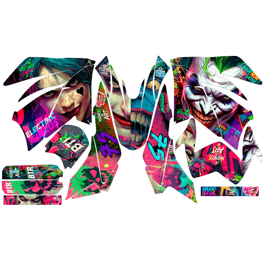 Sticker BTR Toxic Voltage Crew– Kit Full Sticker Premium