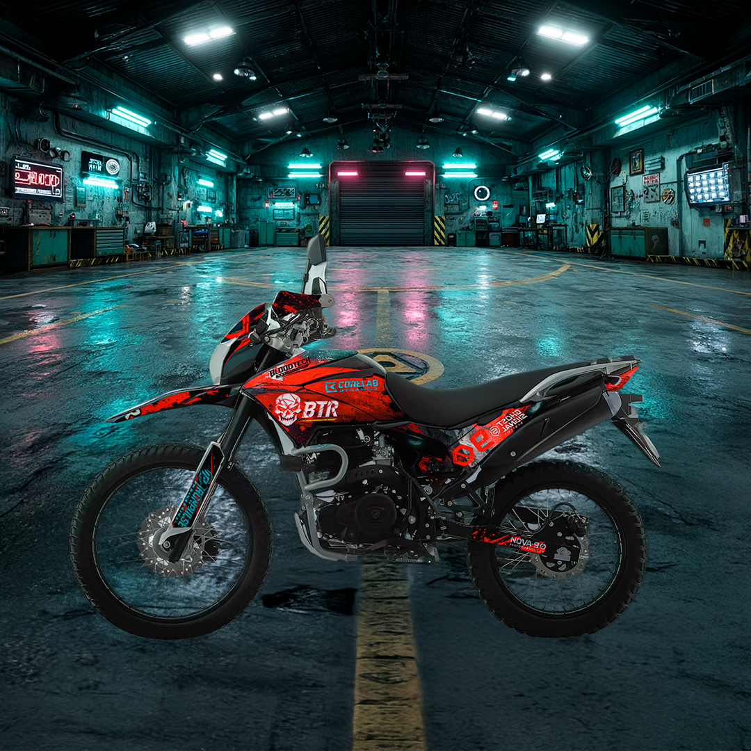 Sticker BTR Bloodtech– Kit Full Sticker Premium