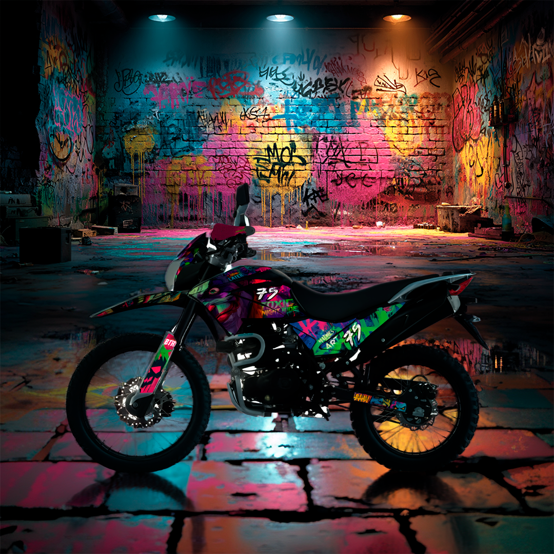 Sticker BTR Toxic Night Ride– Kit Full Sticker Premium (Copia)