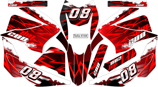 Kit de Gráficos BTR Telaraña Roja