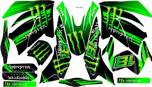 Kit de Gráficos BTR Monster Verde
