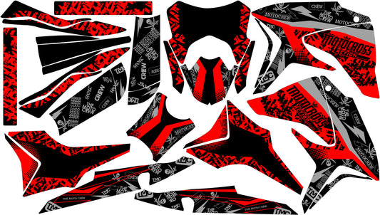 Kit de Gráficos BTR  Motocrew